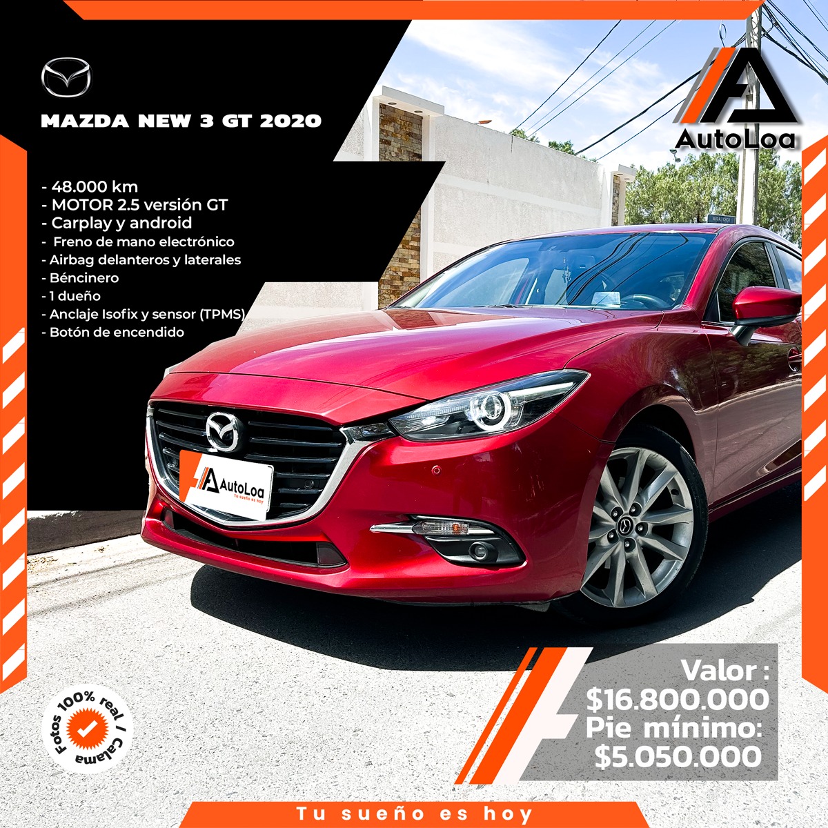 MAZDA NEW3 GT 2.5 SKYACTIVE 2020