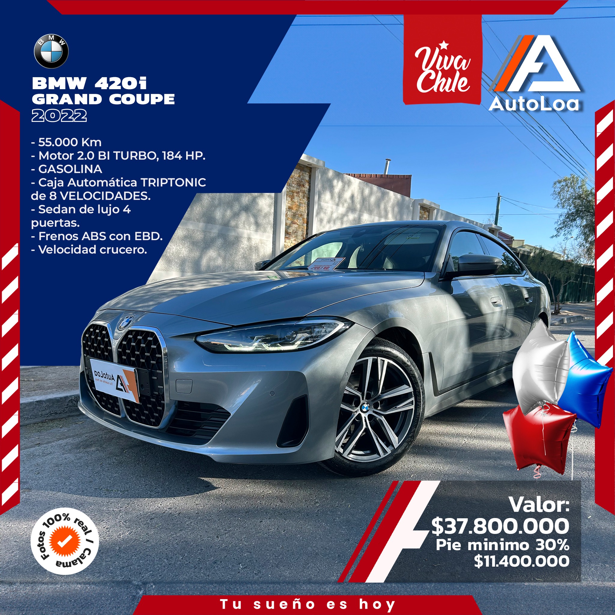 BMW 420I GRAND COUPE 2022