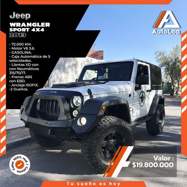 JEEP WRANGLER SPORT AT 2016