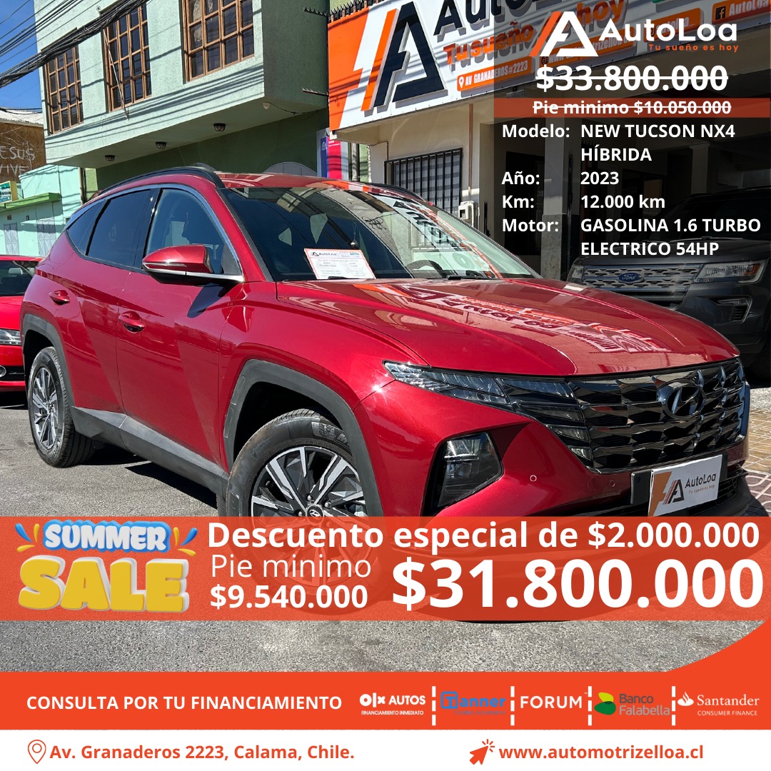 HYUNDAI TUCSON NX4 HIBRIDA HIBRIDA 2023