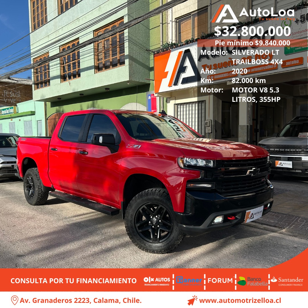 CHEVROLET SILVERADO Z71 TRAI BOOST 2020