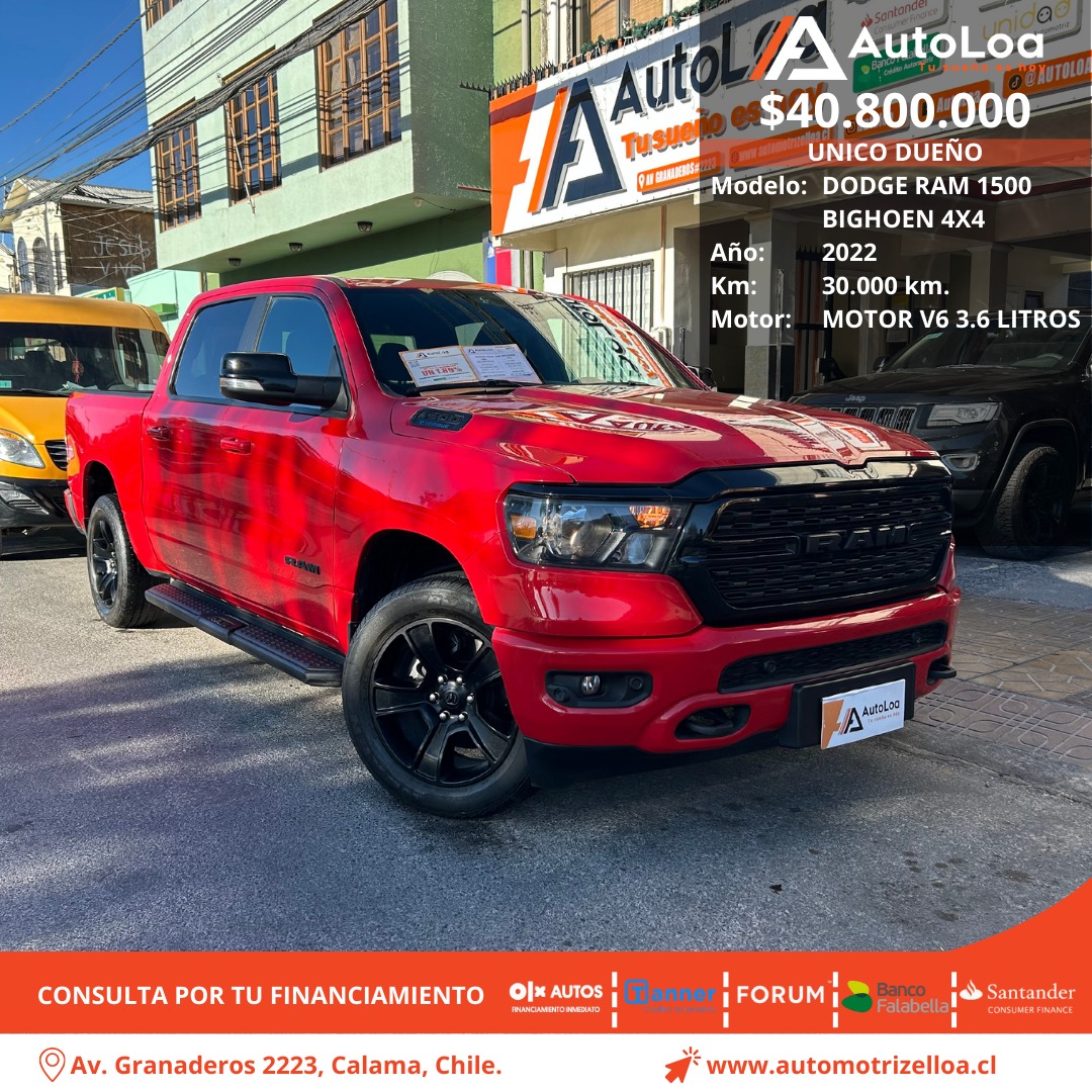 DODGE RAM 1500 BIGHORN 2022