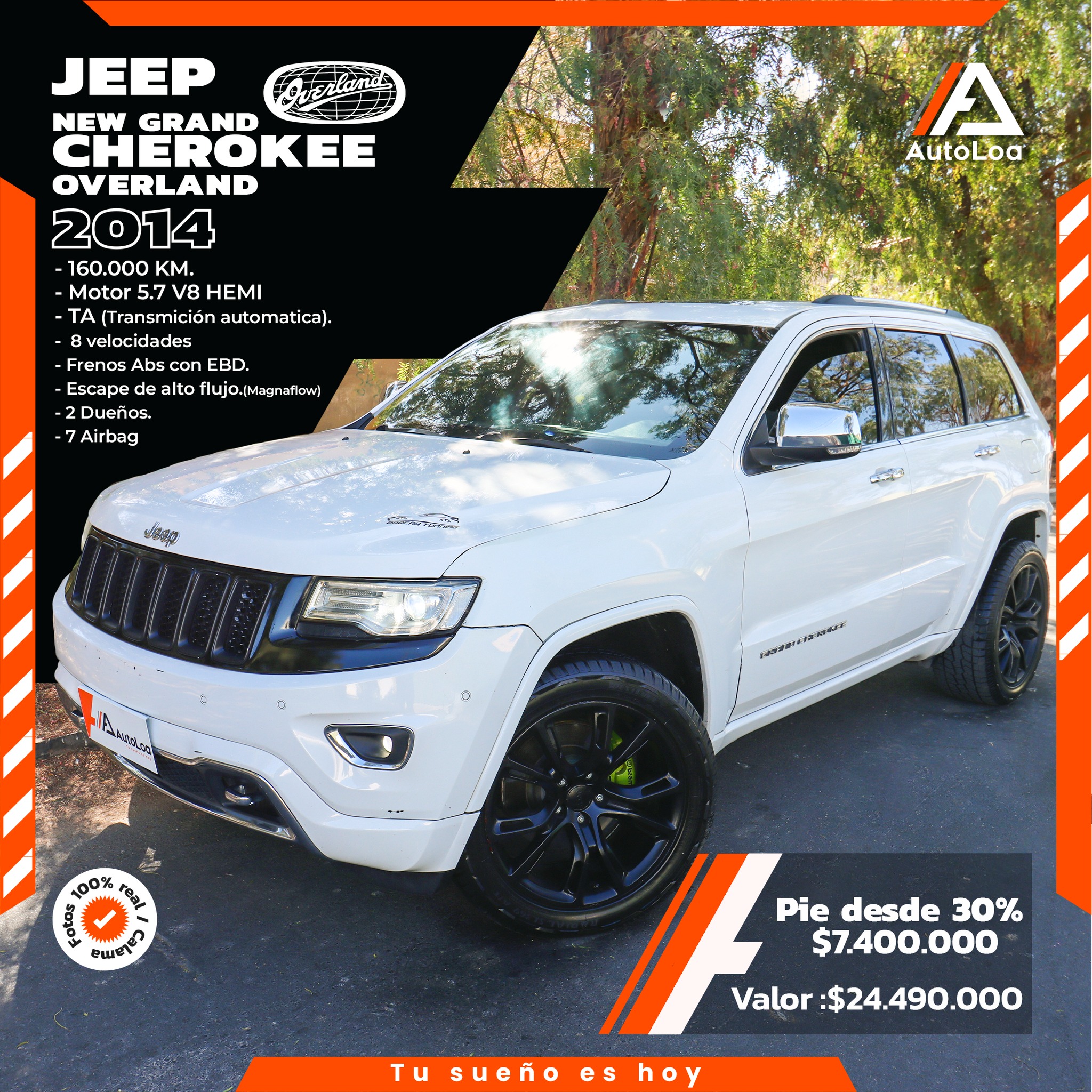 JEEP NEW GRAND CHEROKEE OVERLAND HEMI 5.7 2014